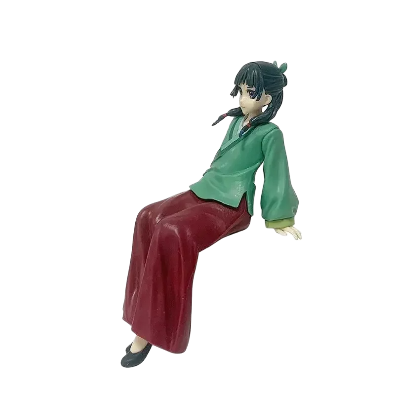 بالعربي: مجسم شخصية ماوماو (يوميات صيدلانية) بالفستان الأخضر بطول 15 سم | The Apothecary Diaries Maomao Green Dress Action Figure Collectible 15cm - الصورة 4