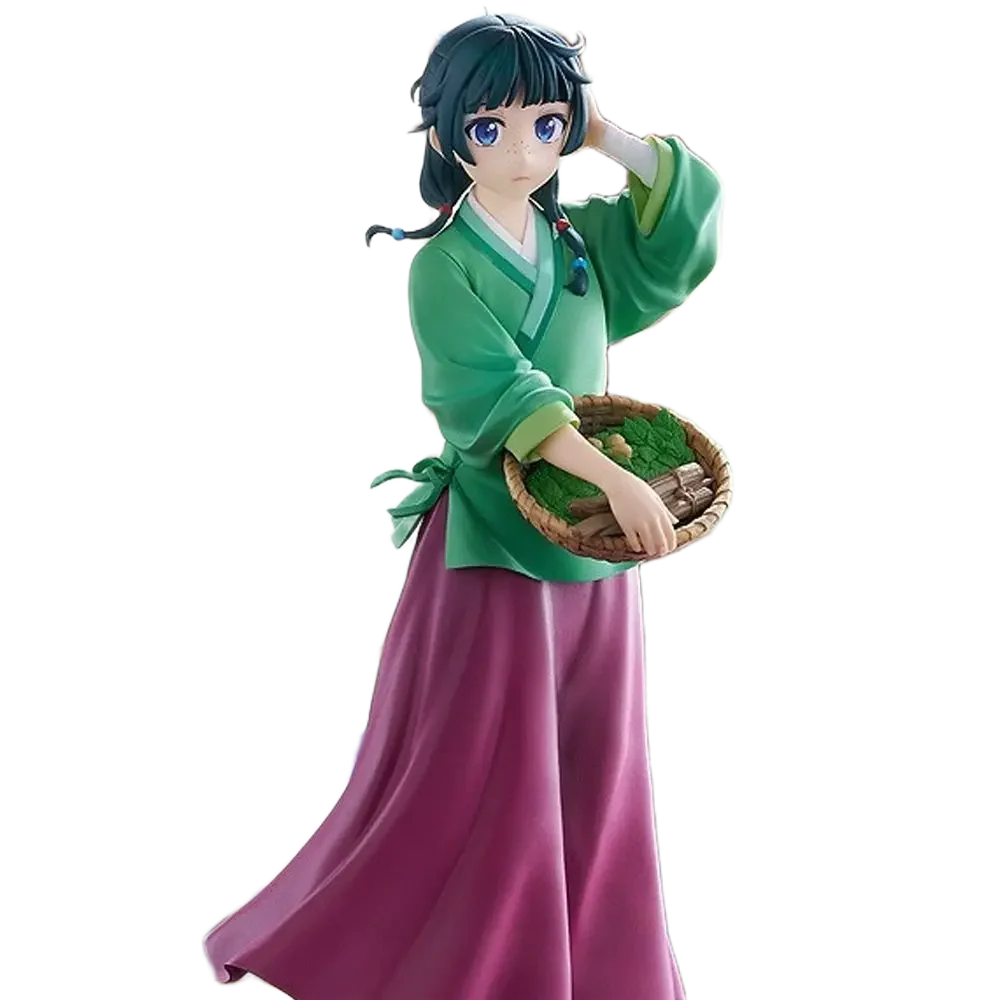 بالعربي: مجسم شخصية ماوماو (يوميات صيدلانية) بالفستان الأخضر بطول 15 سم | The Apothecary Diaries Maomao Green Dress Action Figure Collectible 15cm - الصورة 6