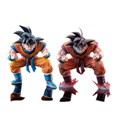 مجسم أصلي وموثق لشخصية غوكو (دراغون بول) بطول 17 سم | Certified Original Dragon Ball Goku PVC Action Figure Collection Statue 17cm