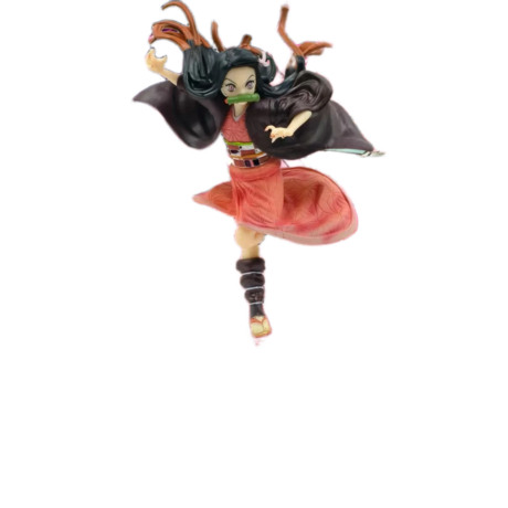 مجسم أصلي وموثق لشخصية نيزوكو كامادو (قاتل الشياطين) بطول 21 سم |  Certified Original Demon Slayer Nezuko Kamado Action Figure Collection Statue 21cm