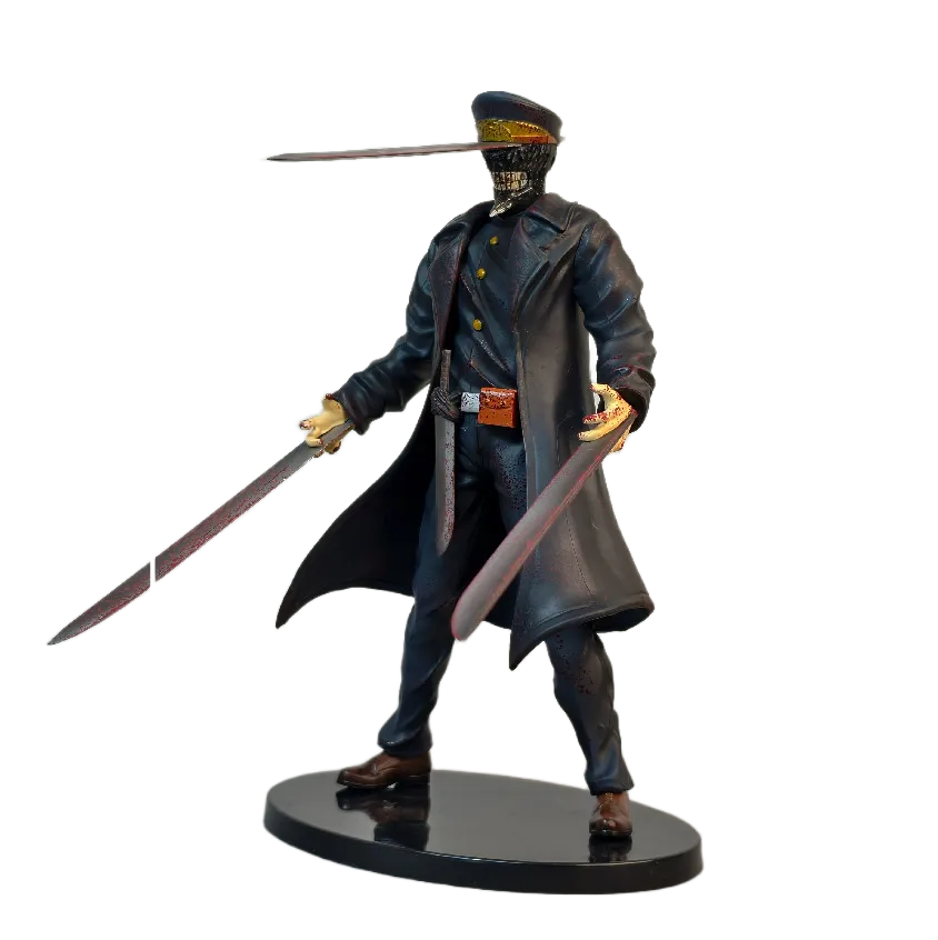 مجسم أصلي وموثق لشخصية رجل الكاتانا (Katana Man) بطول 26 سم | Certified Original Bandai Katana Man Action Figure Collection Statue 26cm - الصورة 2