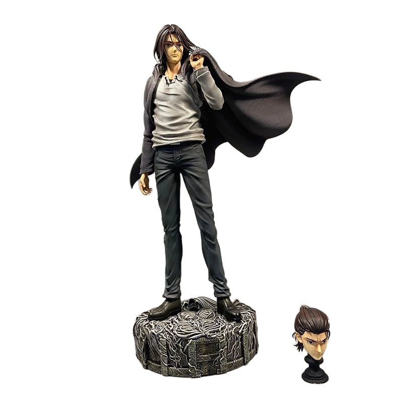مجسم إيرين ييغر (هجوم العملاقة) برأسين من إصدار GLJ.CY بطول 30 سم | GLJ.CY Attack On Titan Eren Jaeger Double Headed Action Figure 30cm