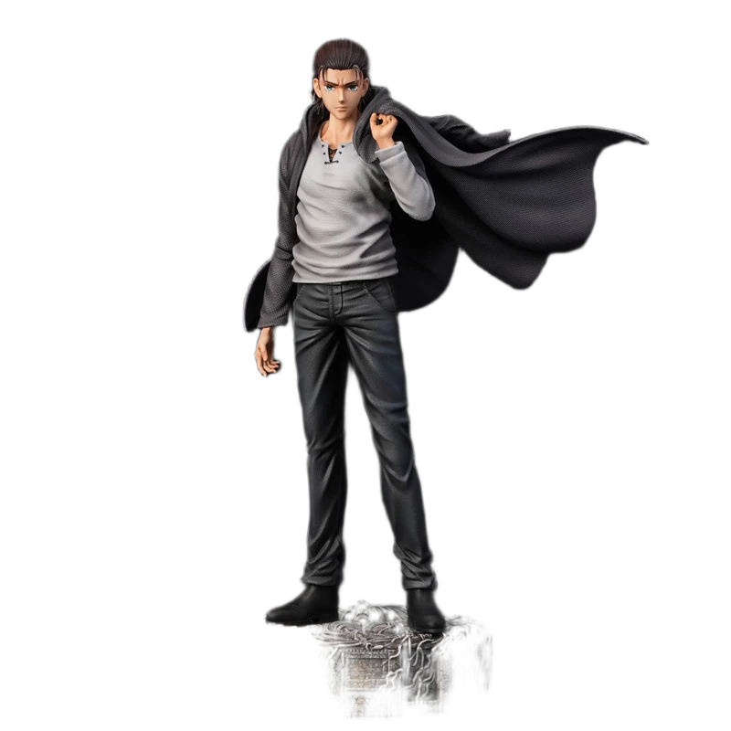 مجسم إيرين ييغر (هجوم العملاقة) برأسين من إصدار GLJ.CY بطول 30 سم | GLJ.CY Attack On Titan Eren Jaeger Double Headed Action Figure 30cm - الصورة 2