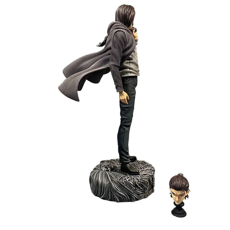 مجسم إيرين ييغر (هجوم العملاقة) برأسين من إصدار GLJ.CY بطول 30 سم | GLJ.CY Attack On Titan Eren Jaeger Double Headed Action Figure 30cm - الصورة 5