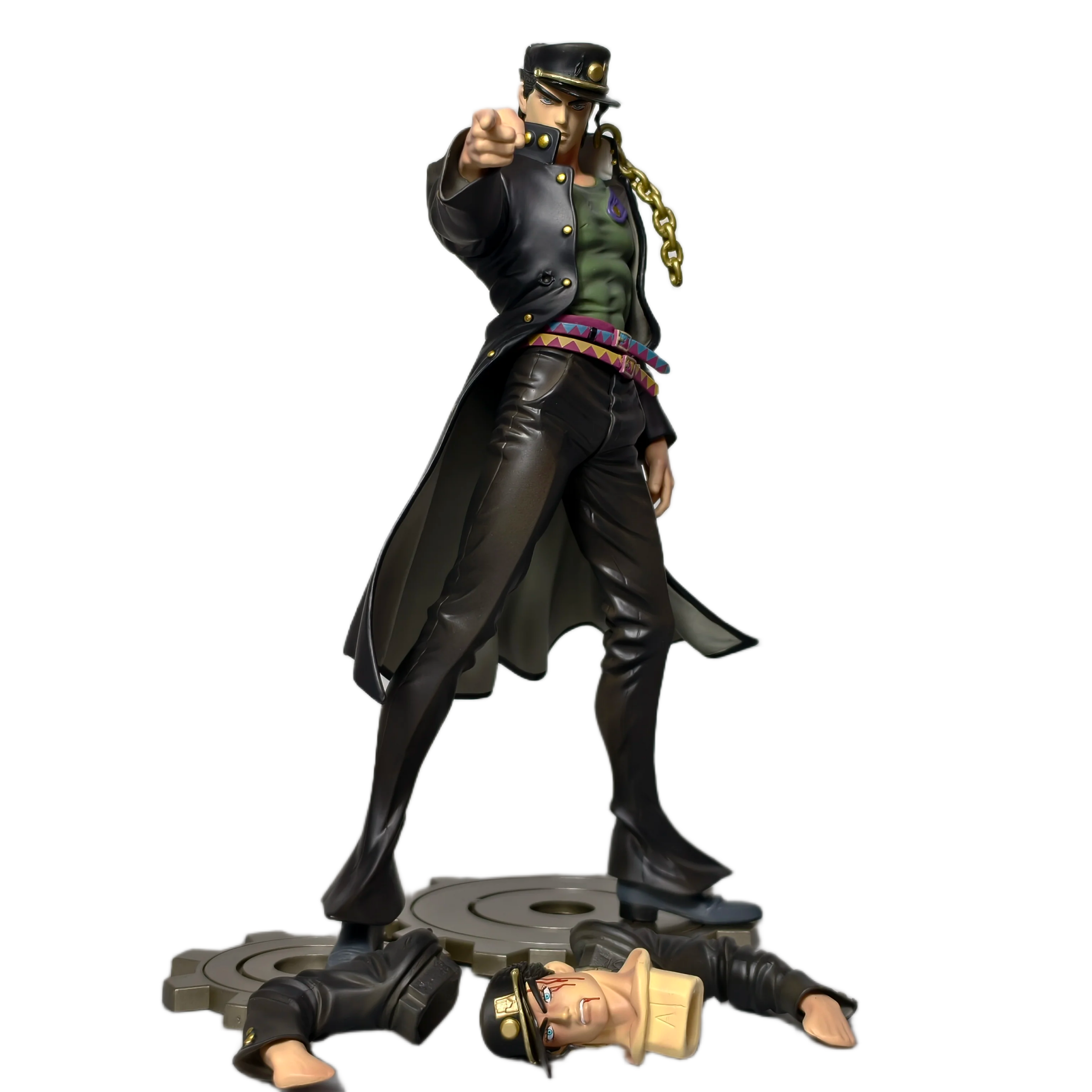 مجسم أصلي لشخصية جوتارو كوجو (جوجو) بطول 25 سم | Certified Original JoJo's Bizarre Adventure Jotaro Kujo Statue 25cm - الصورة 3