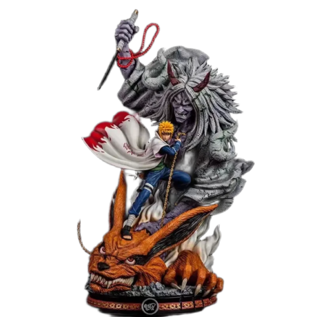 مجسم شخصية ميناتو ناميكازي (ناروتو) بطول 21 سم | Naruto Namikaze PVC Action Figure Collectible 21cm