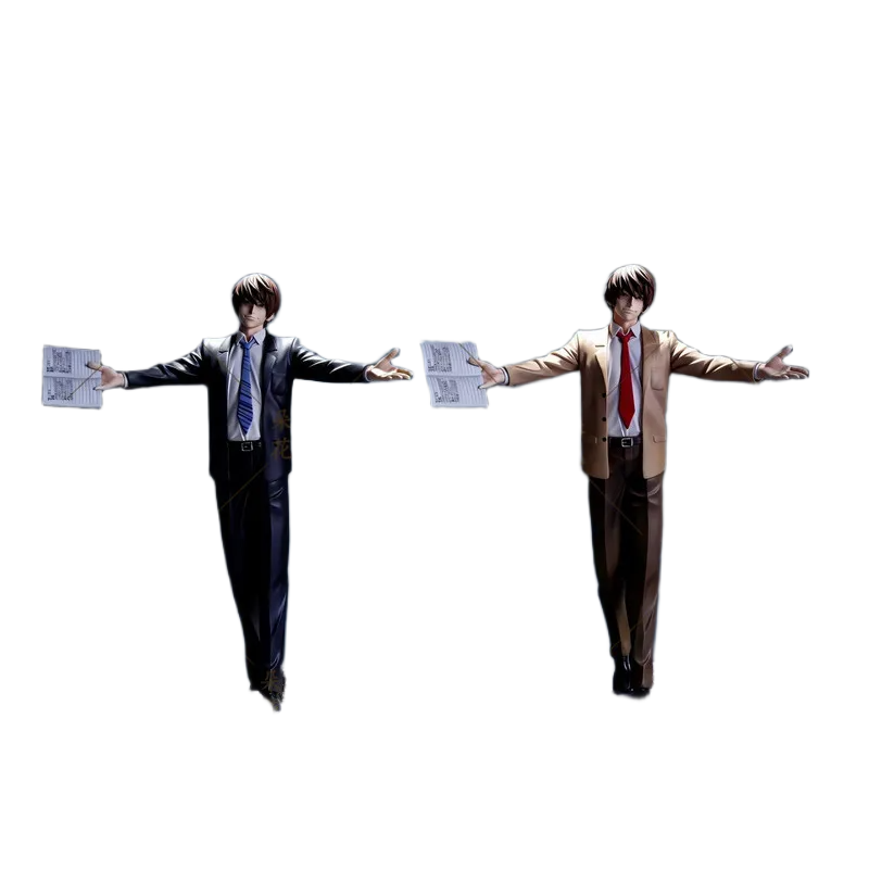 مجسم شخصية لايت ياغامي (ديث نوت) متوفر بلونين بطول 27 سم | Death Note Yagami Light Action Figure 27cm - الصورة 3