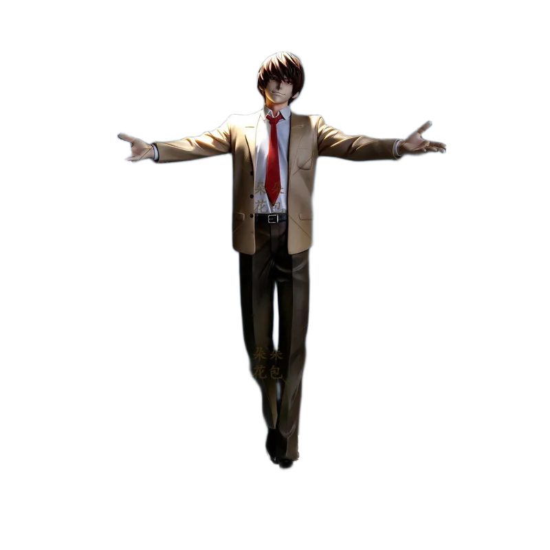 مجسم شخصية لايت ياغامي (ديث نوت) متوفر بلونين بطول 27 سم | Death Note Yagami Light Action Figure 27cm - الصورة 6