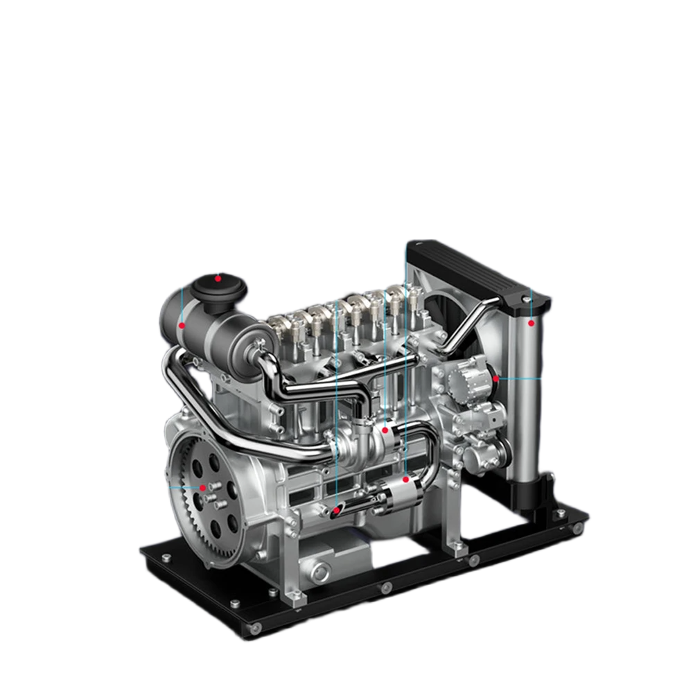 طقم بناء مجسم محرك ديزل مصغر كهربائي من (TECHING) - تجميع ذاتي (DIY) | TECHING Mini Diesel Engine Electric Assembling Model DIY Kit & Desktop Ornament - الصورة 4